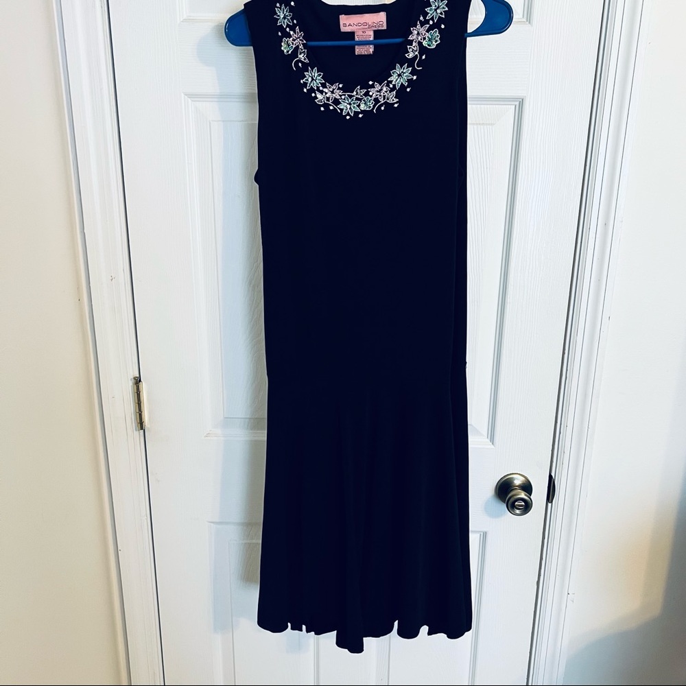 Little Black Dress with Drop Waist